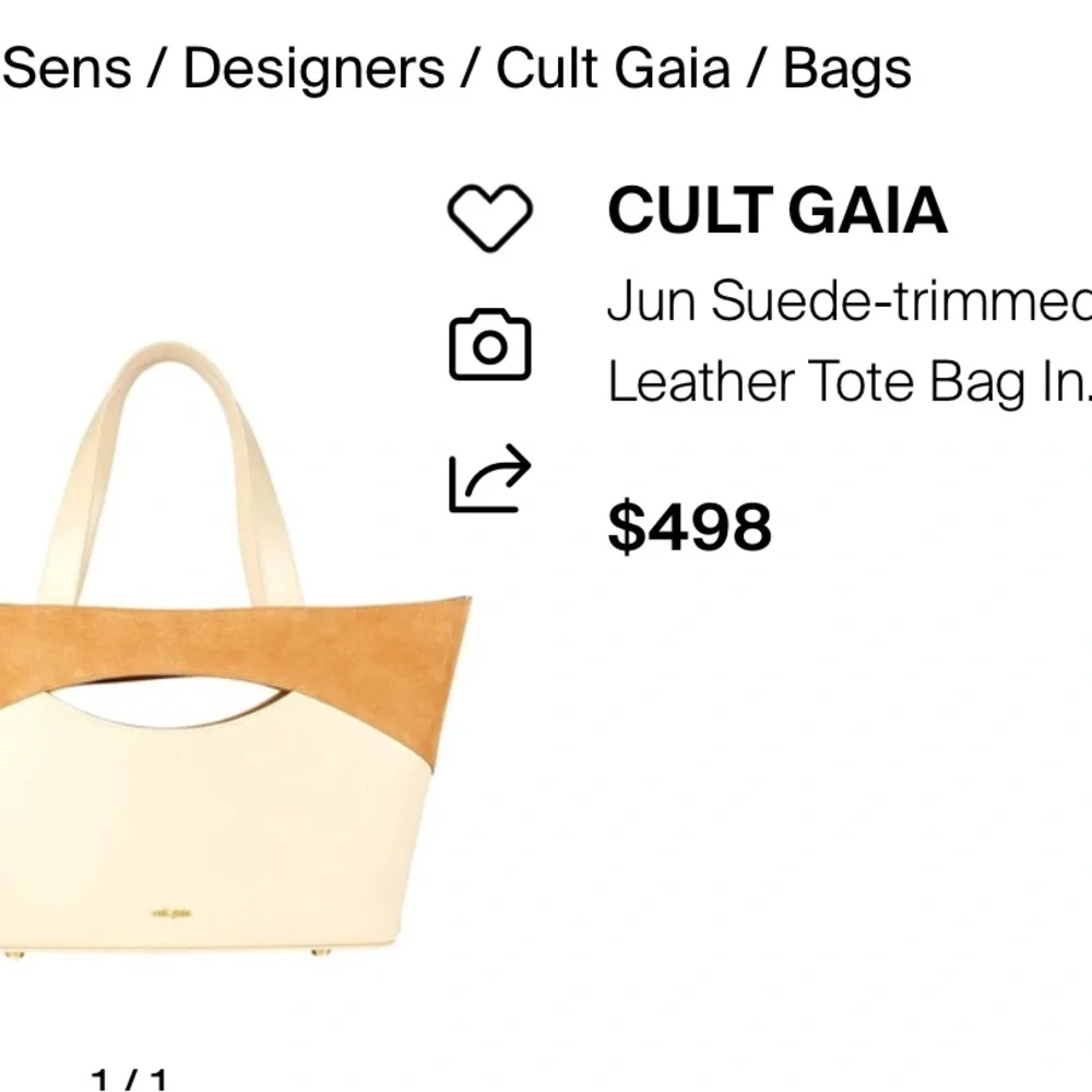 Cult Gaia Aila Elegant Black Shoulder Bag - Picture 5 of 5